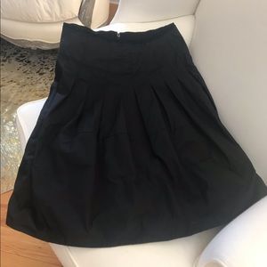 Black Taffeta Skirt